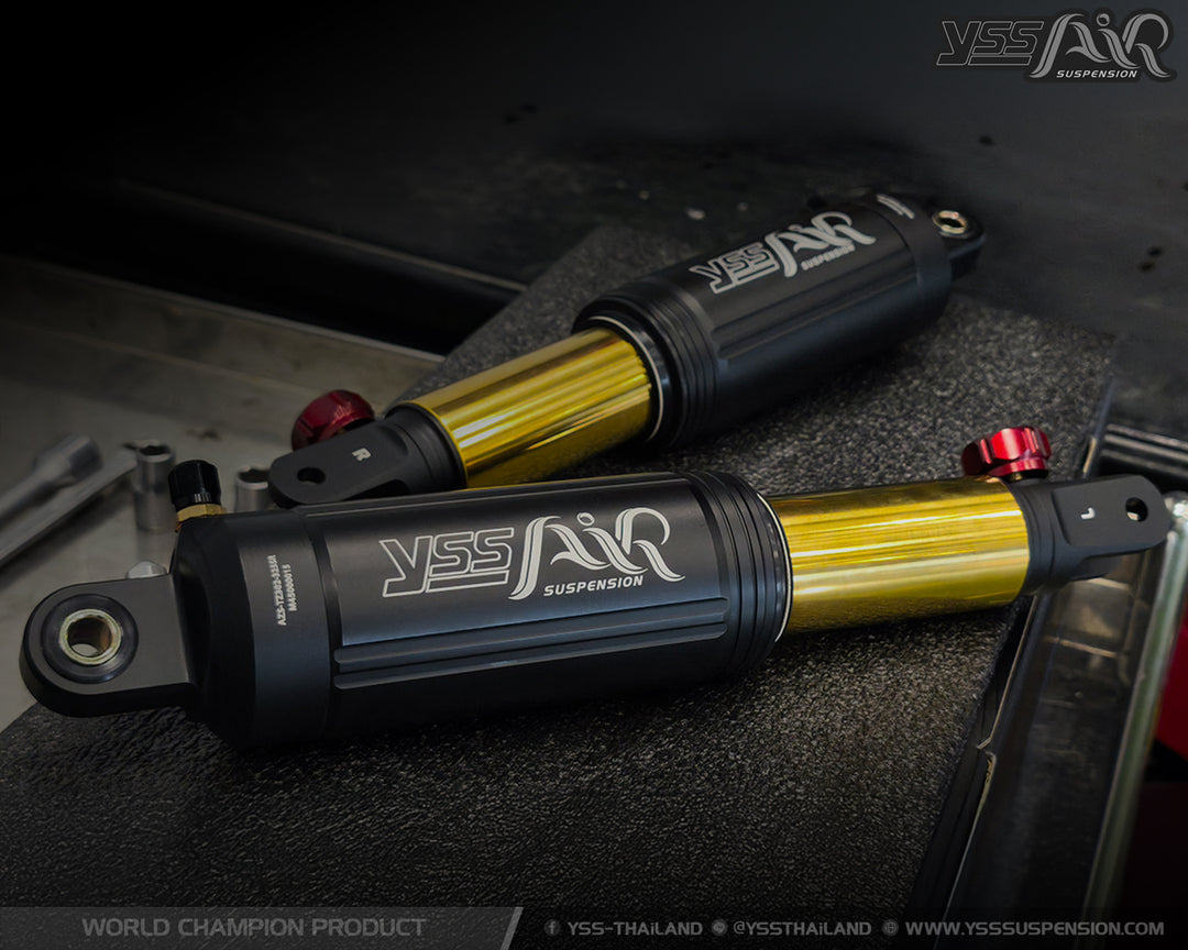 โช้ค YSS AIR SUSPENSION HONDA FORZA300/350 Black / Gold ดำทอง