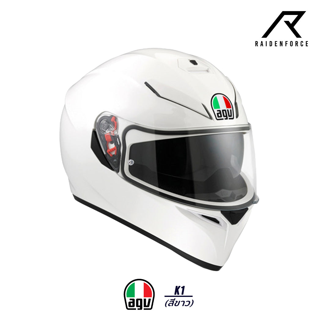 AGV Helmet Model K1, White – RAIDENFORCE ONLINE&E-COM