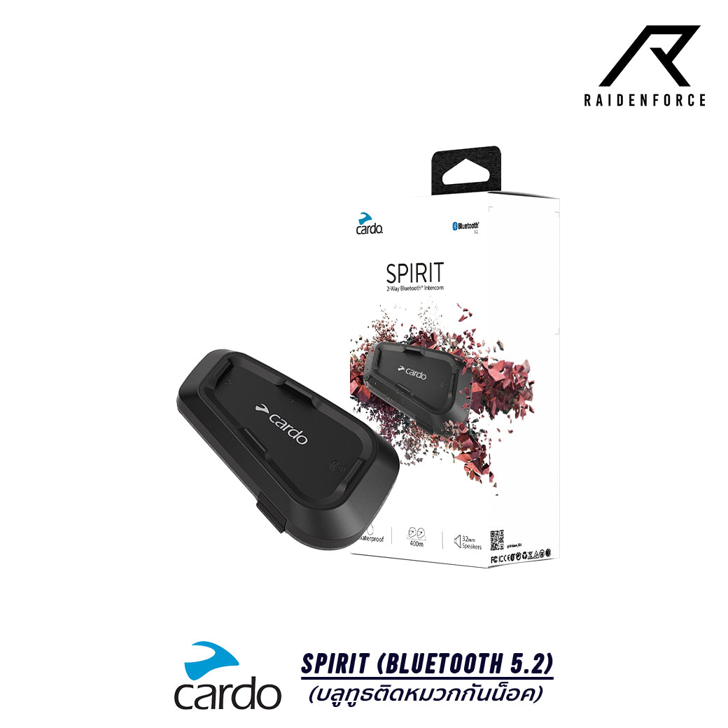 บลูทูธติดหมวกกันน็อค Cardo bluetooth Spirit (Bluetooth