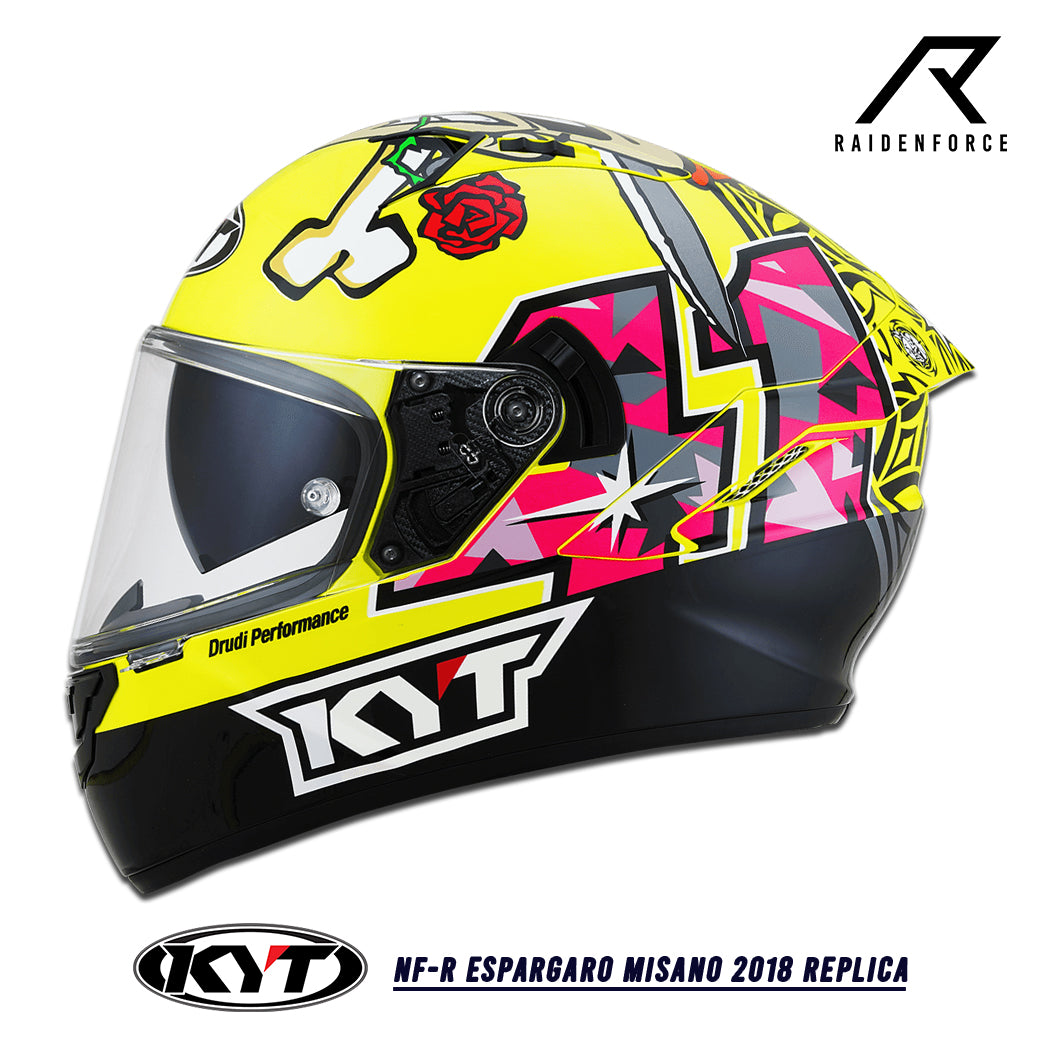 Helmet KYT NF-R Espargaro Misano 2018 Replica – RAIDENFORCE