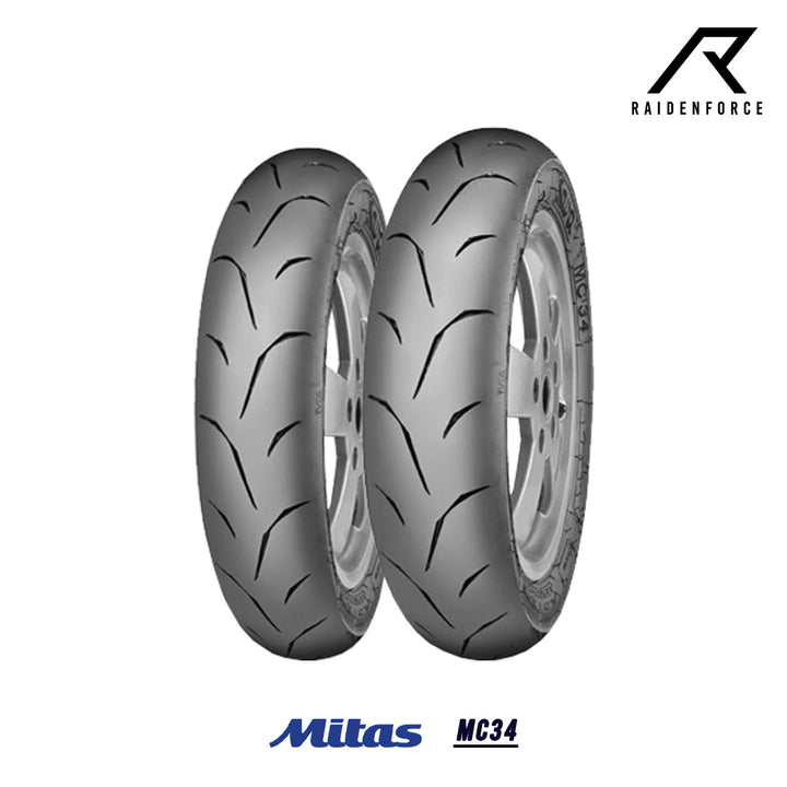 Mitas MC34 outer tire (for 12-inch rims)