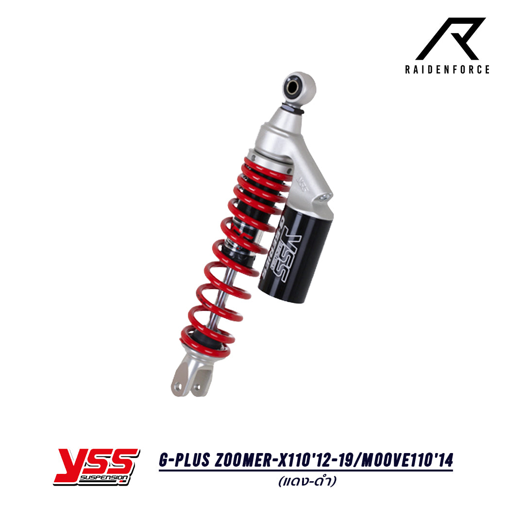 Shock YSS G-Plus Honda Zoomer-X110'12-19/moove110'14 color red/black