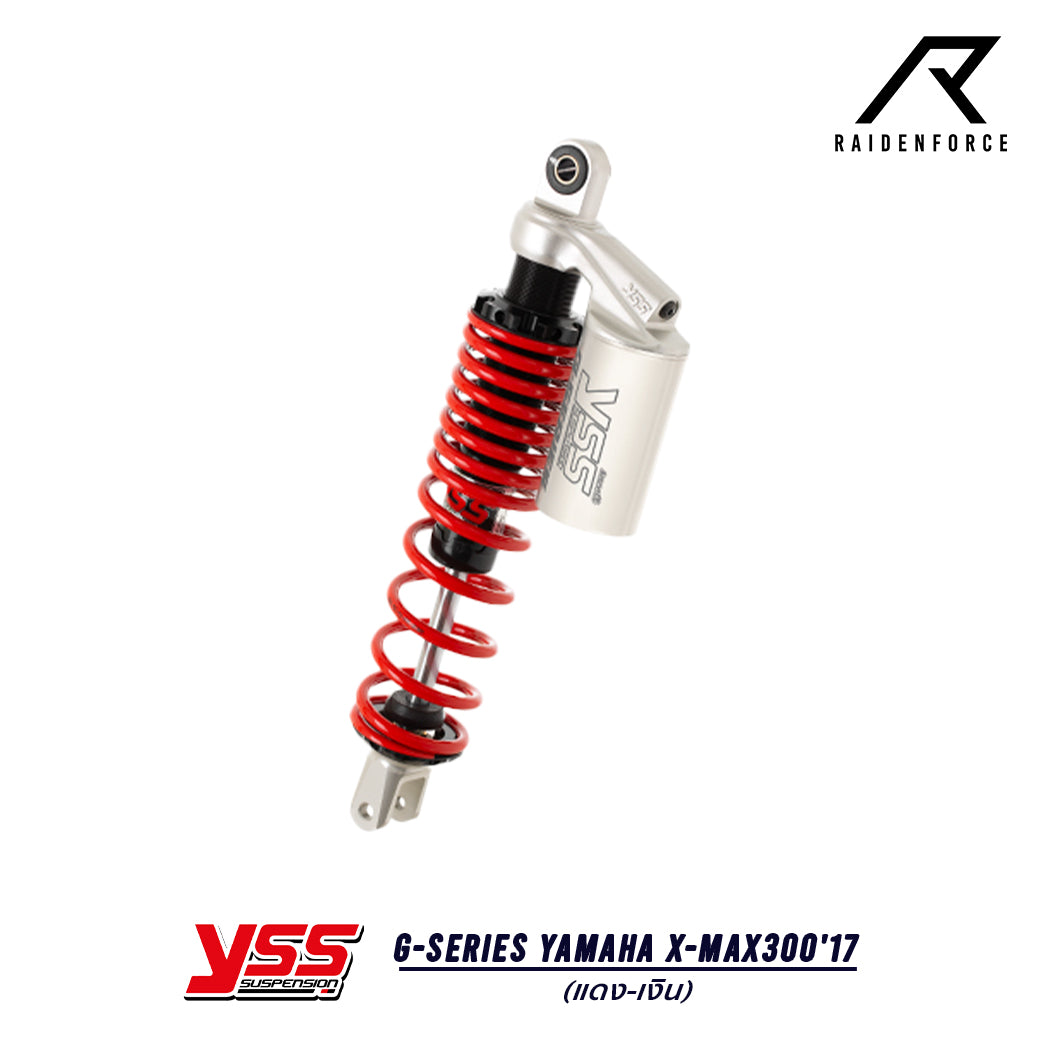 Shock YSS G-Series Yamaha X-max300'17 color red/silver