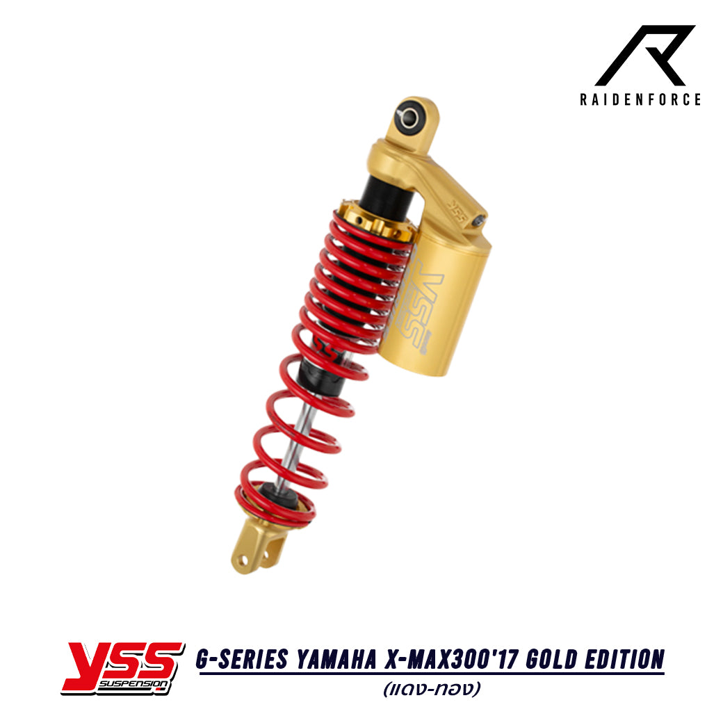 Shock YSS G-Series Yamaha X-max300'17 Gold Edition color red/gold