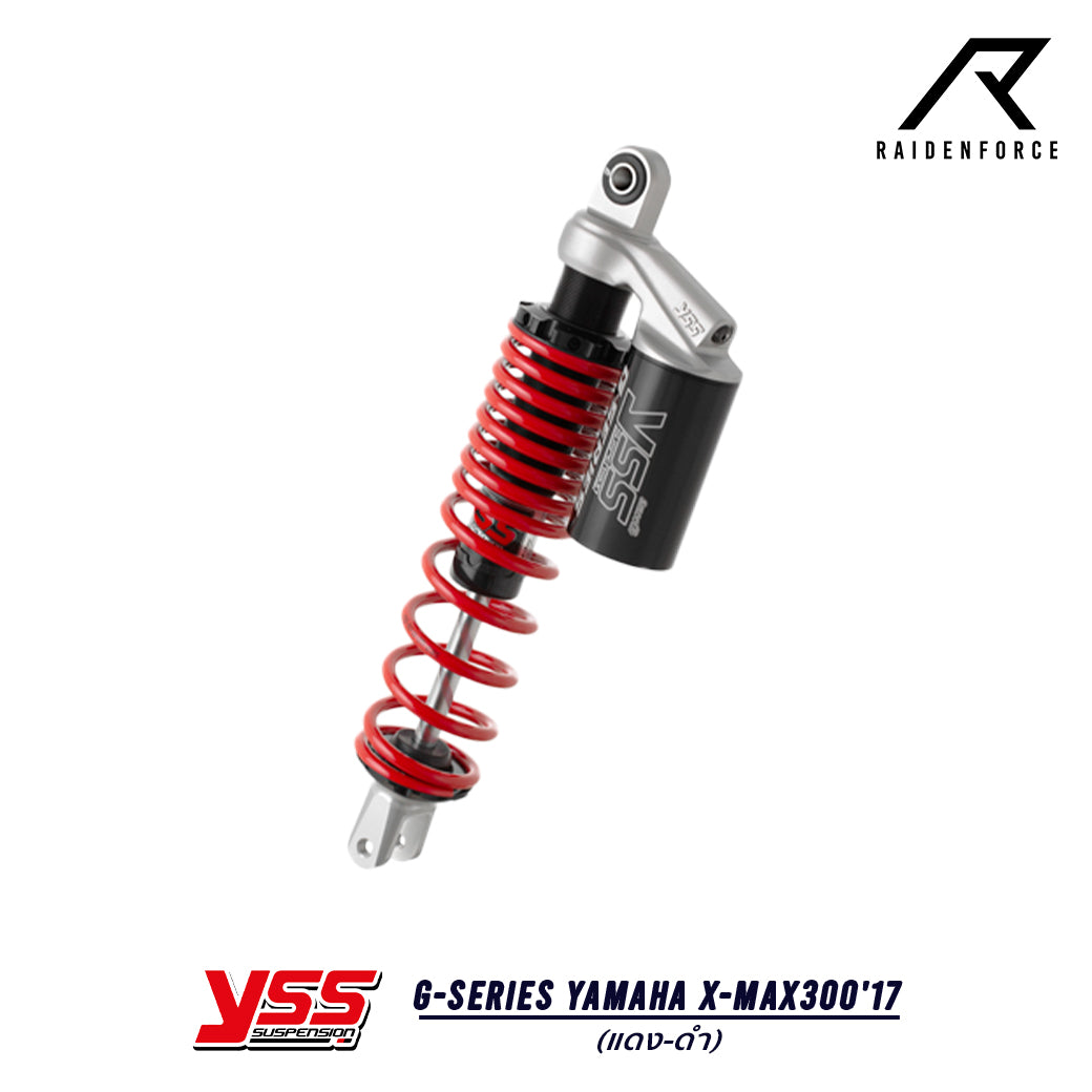 Shock YSS G-Series Yamaha X-max300'17 color red/black