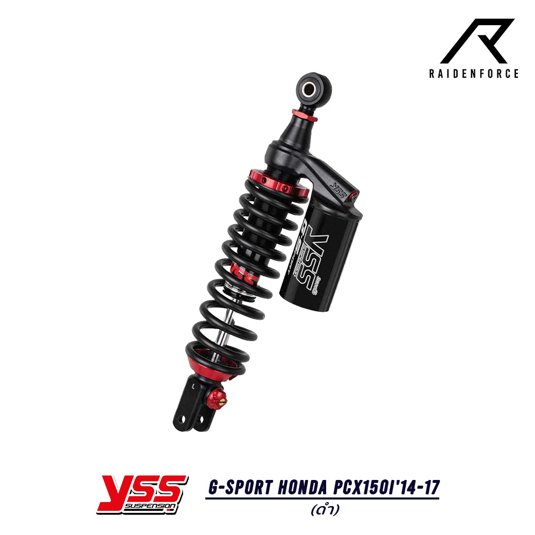 Shock YSS G-Sport Honda PCX150i'14-17 color black/black