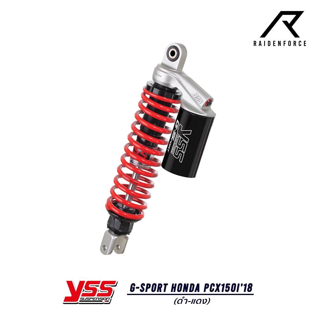 Shock YSS G-Sport Honda PCX150i'18 color red/black