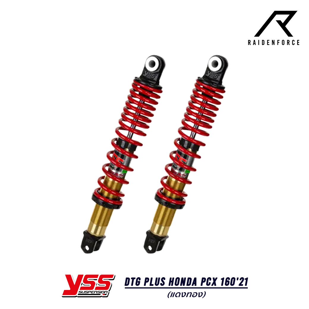 Shock YSS DTG PLUS HONDA PCX 160'21 gold/red TB220-365T-02-35P
