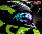 หมวกกันน็อค LAZER Helmet RAFALE Street น้ำเงิน-เหลือง (ด้าน)