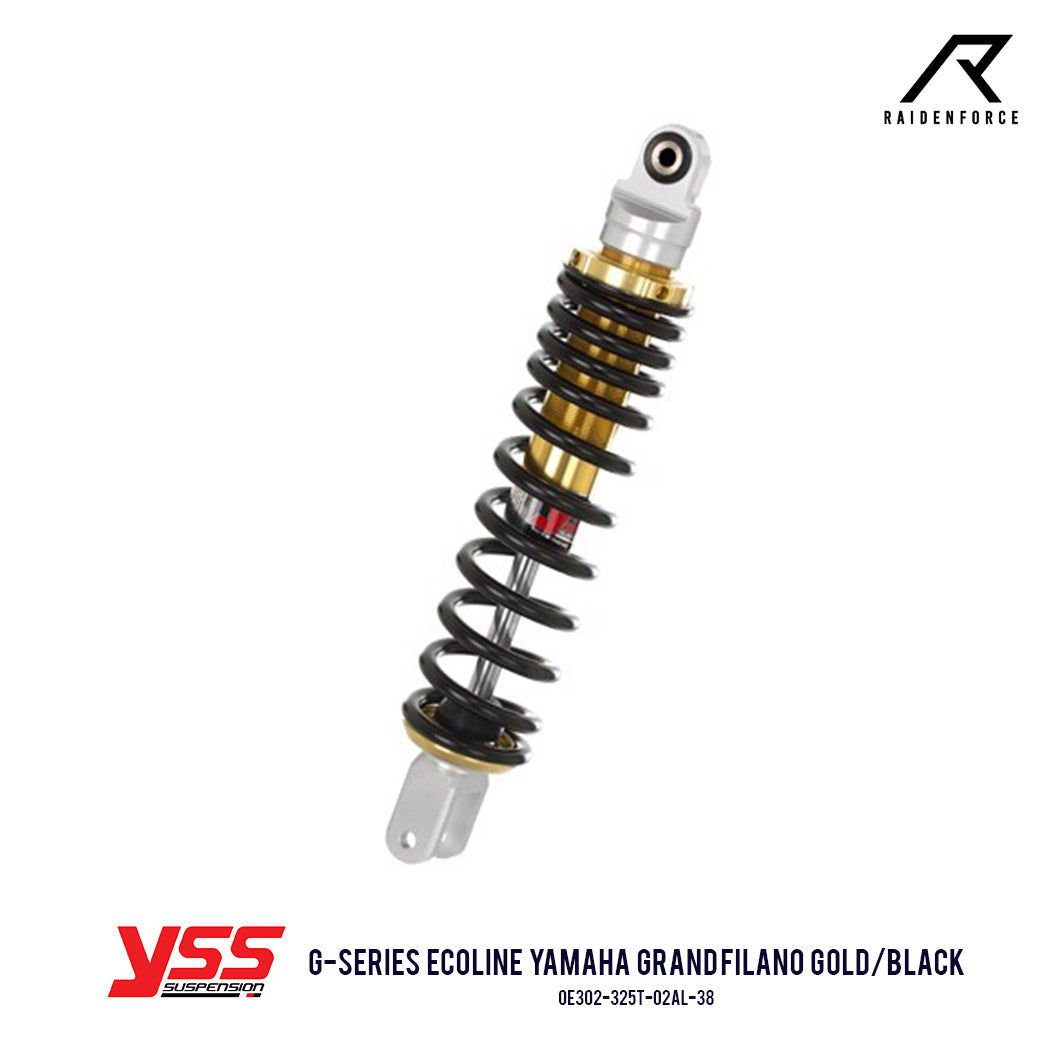 โช้ค YSS ECO Line Yamaha Grand Filano125'14-22  สี ดำ/ทอง
