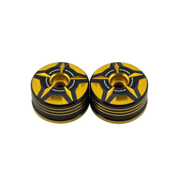 REVOLUTION handlebar end nut, two-tone, FORZA350/XMAX300 (34*13.5MM)