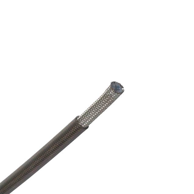 KAMUI braided cable, genuine European carbon - black (per inch)