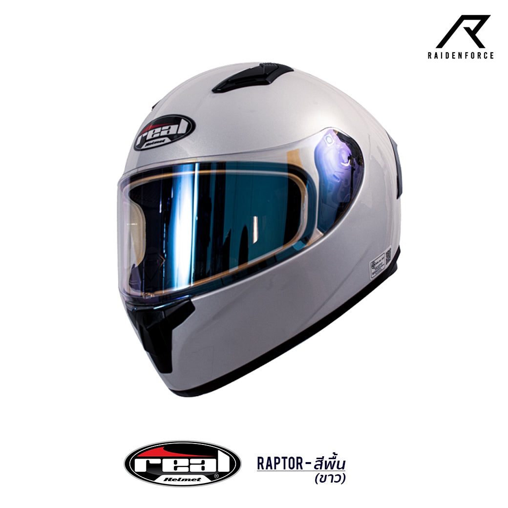 REAL Helmet Raptor, white base