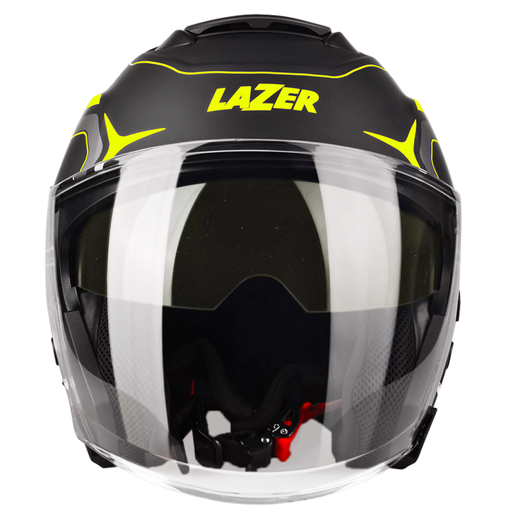 หมวกกันน็อค   LAZER TANGO SR HEXA ดำเหลือง ด้าน