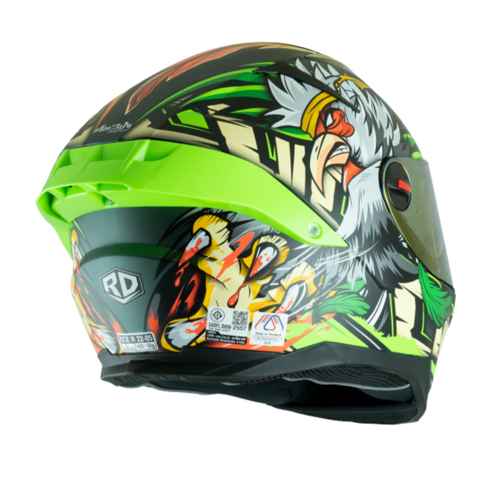 Random CZ-R BT CockFighting Helmet, Midnight Green