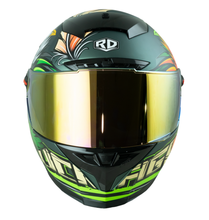 Random CZ-R BT CockFighting Helmet, Midnight Green