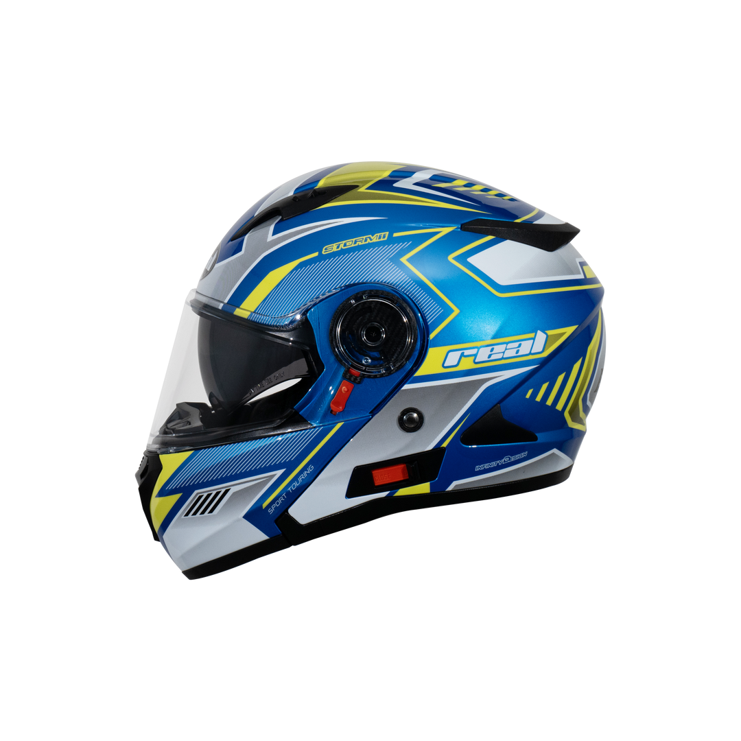 หมวกกันน็อค Real Helmets Storm Eagle Force น้ำเงิน