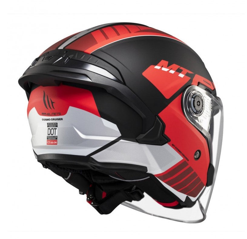 mt cruiser helmet MT Cosmo SV Cruiser Matt Red Helmet – RAIDENFORCE ONLINE&E-COM