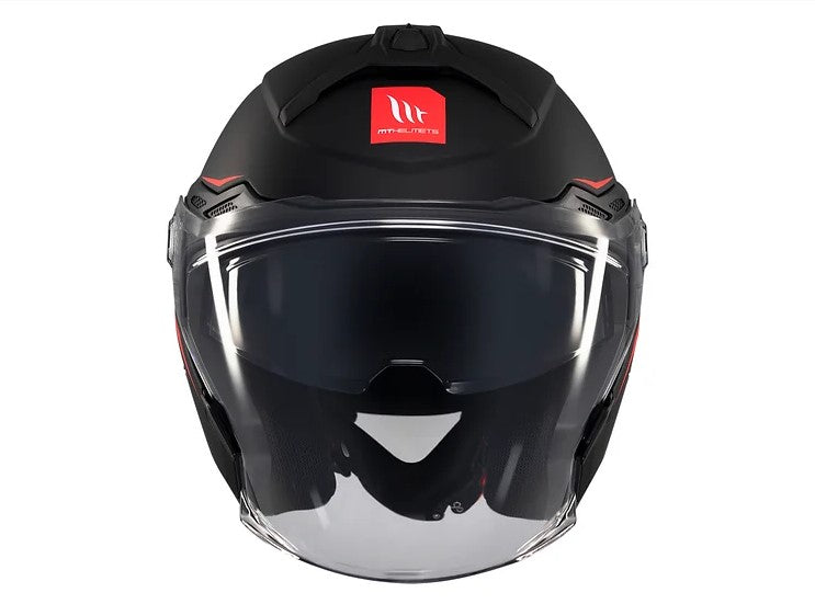 MT Cosmo SV Solid Matt Black Helmet, matte black