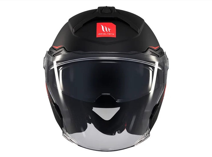 MT Cosmo SV Solid Matt Black Helmet, matte black