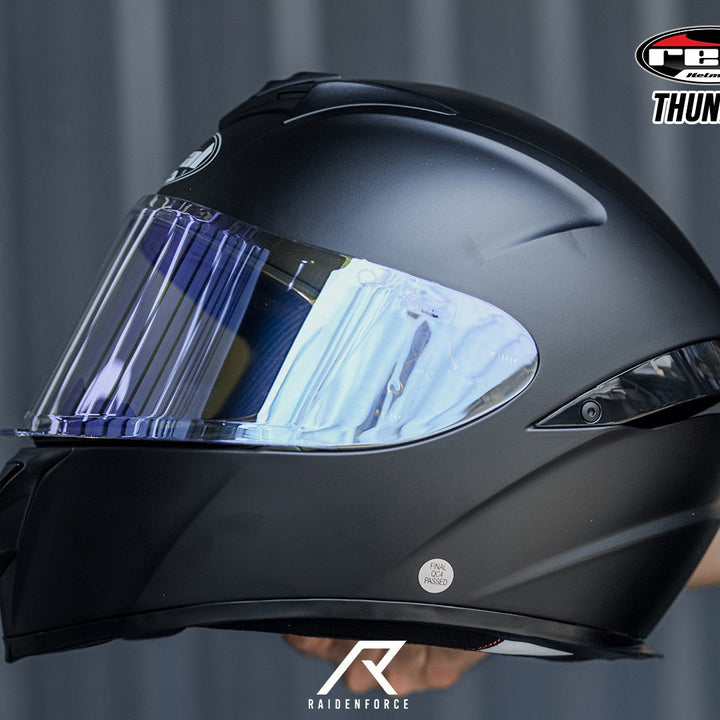 REAL Helmet Thunder, matte black base