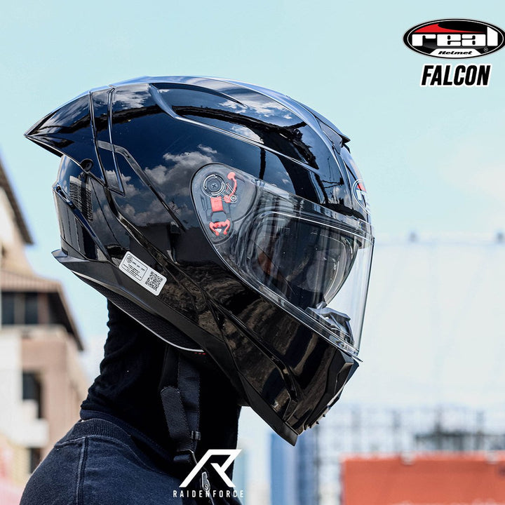 REAL Helmet Falcon, black base