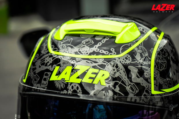 หมวกกันน็อค LAZER Helmet RAFALE  $13 Original ดำเทา
