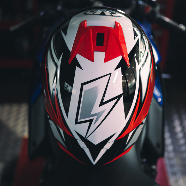 RAIDEN SPARK BOLT RED HELMET