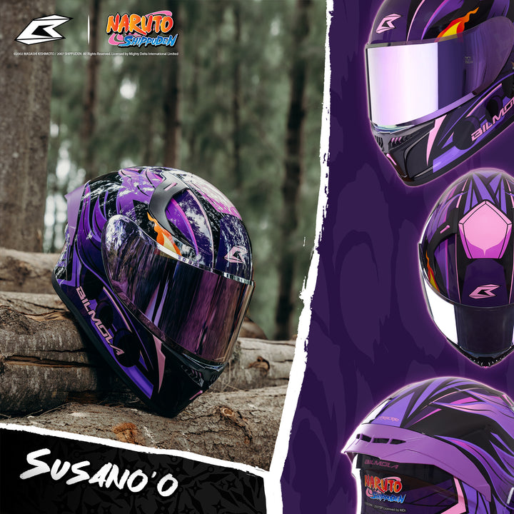 หมวกกันน็อค Bilmola Naruto series-Susanoo