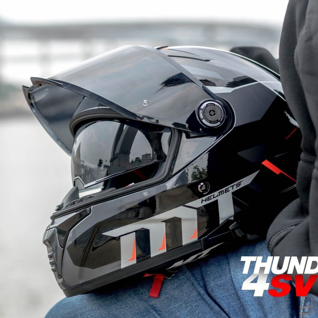MT Thunder4 SV Goblin Gloss Grey Helmet