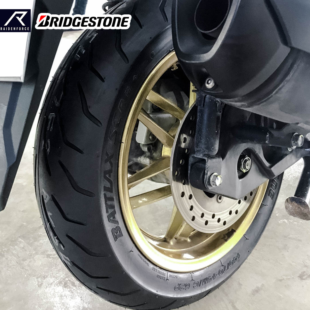 Bridgestone Battlax SC tires (rim size 12,13,14)