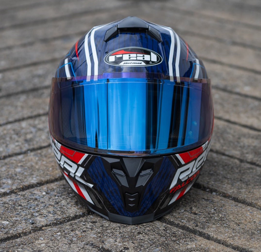 REAL Helmet Falcon Buriram - Black, Blue, Red