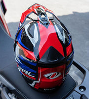 หมวกกันน็อค REAL Helmet Venger Plus Challenger ดำ-แดง/น้ำเงิน