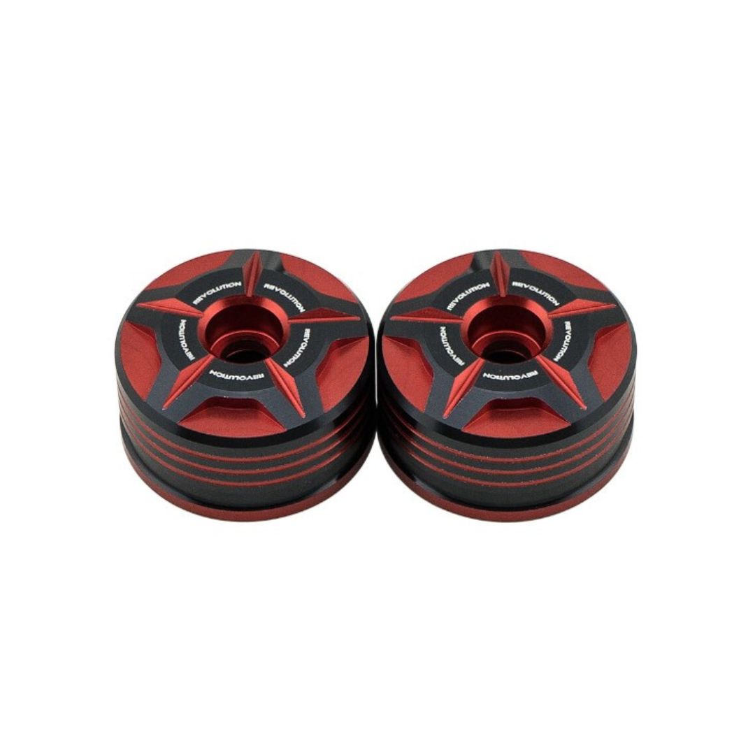 REVOLUTION handlebar end nut, two-tone, FORZA350/XMAX300 (34*13.5MM)