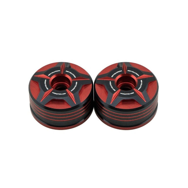 REVOLUTION handlebar end nut, two-tone, FORZA350/XMAX300 (34*13.5MM)
