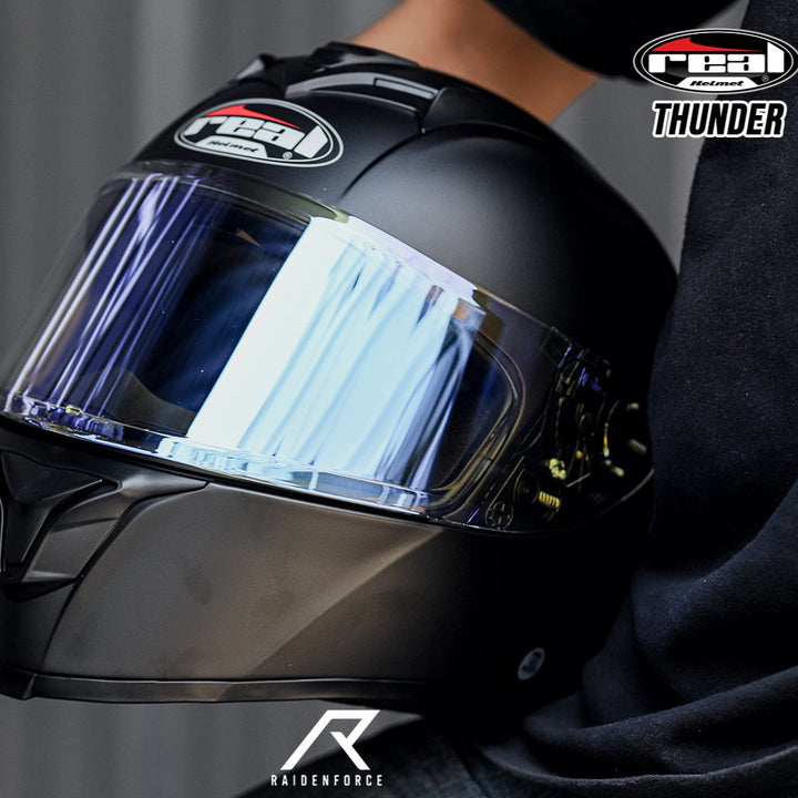 REAL Helmet Thunder, matte black base
