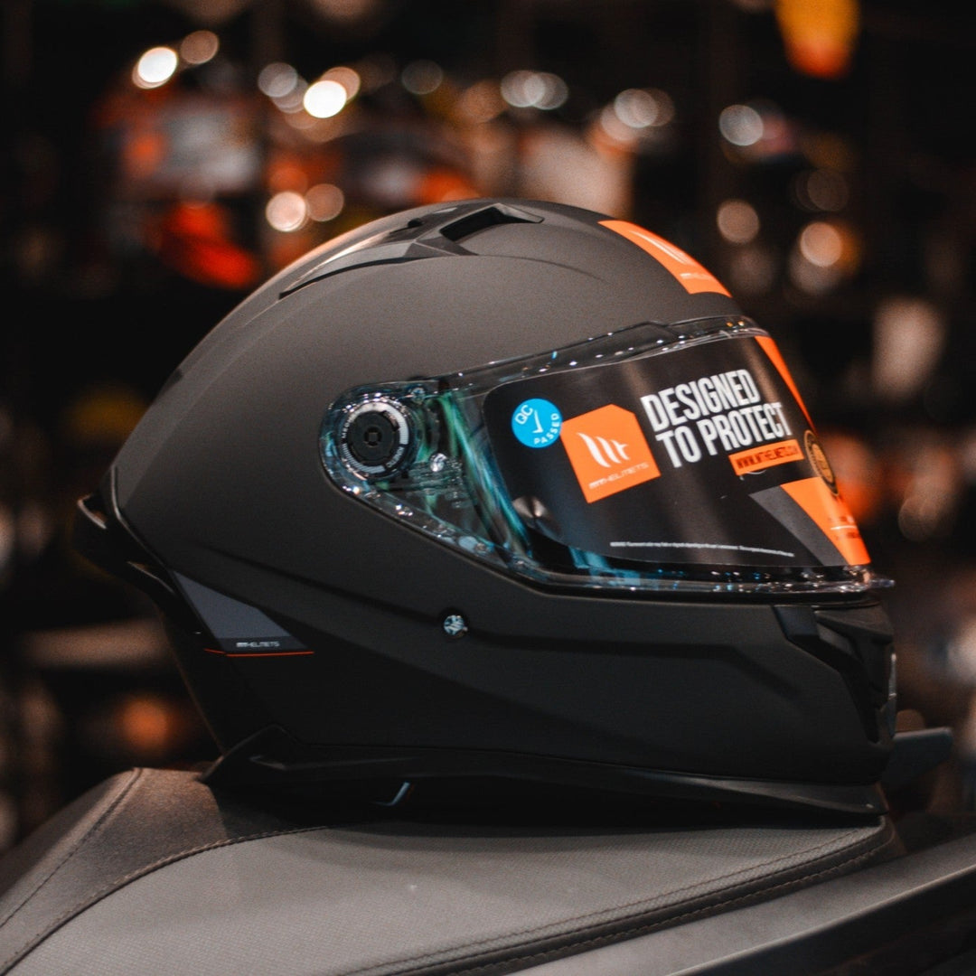 หมวกกันน็อค MT BRAKER SV Solid Matt Black สีดำด้าน