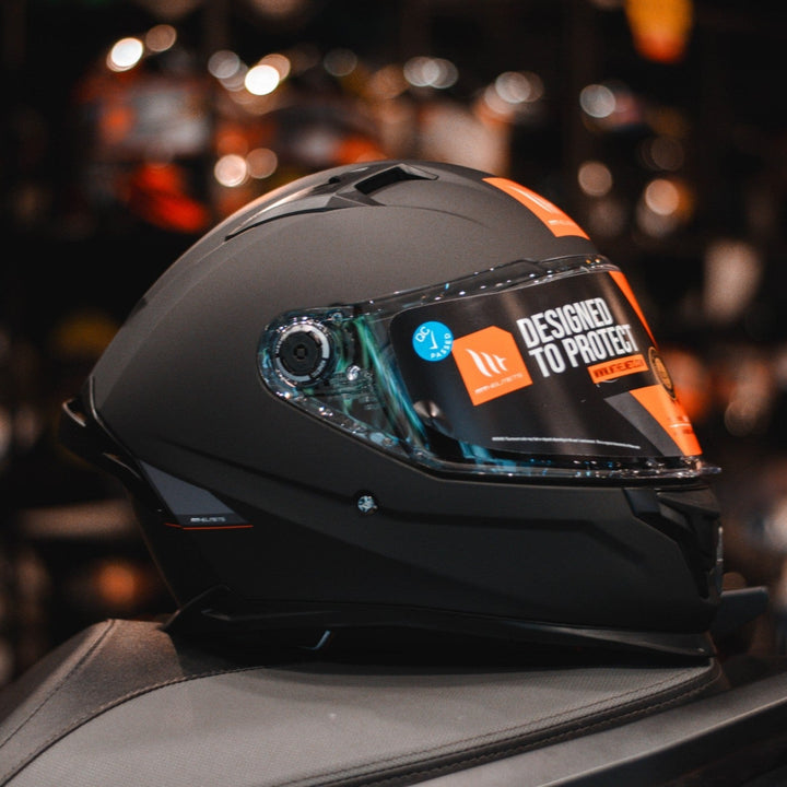 หมวกกันน็อค MT BRAKER SV Solid Matt Black สีดำด้าน