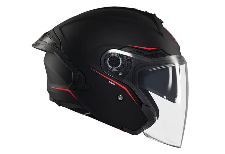 MT Cosmo SV Solid Matt Black Helmet, matte black