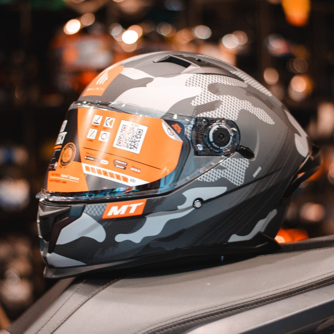 หมวกกันน็อค MT BRAKER SV CROSSOVER Matt GREY สีเทาด้าน