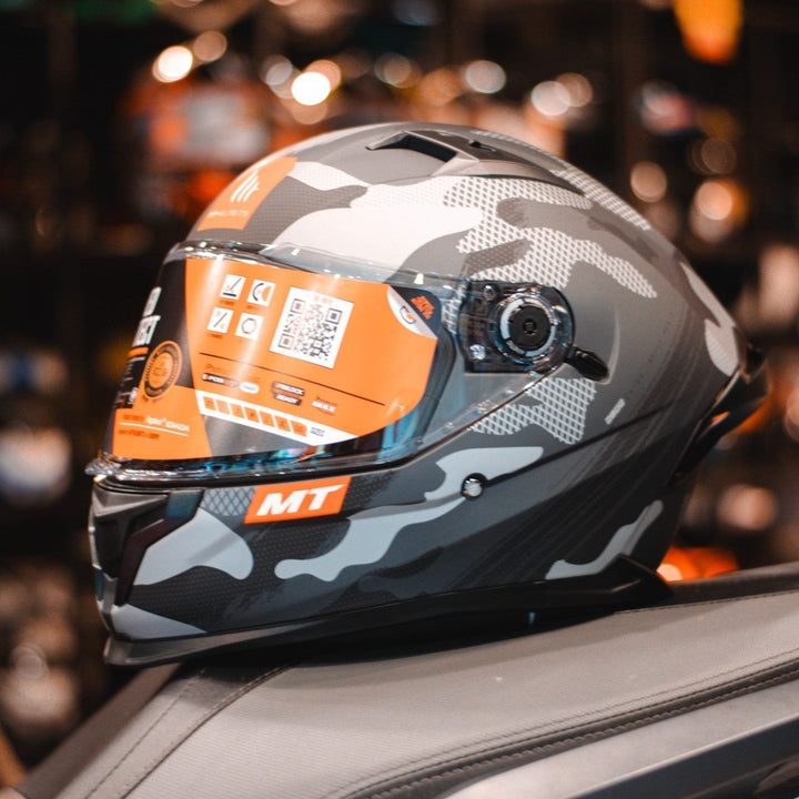หมวกกันน็อค MT BRAKER SV CROSSOVER Matt GREY สีเทาด้าน