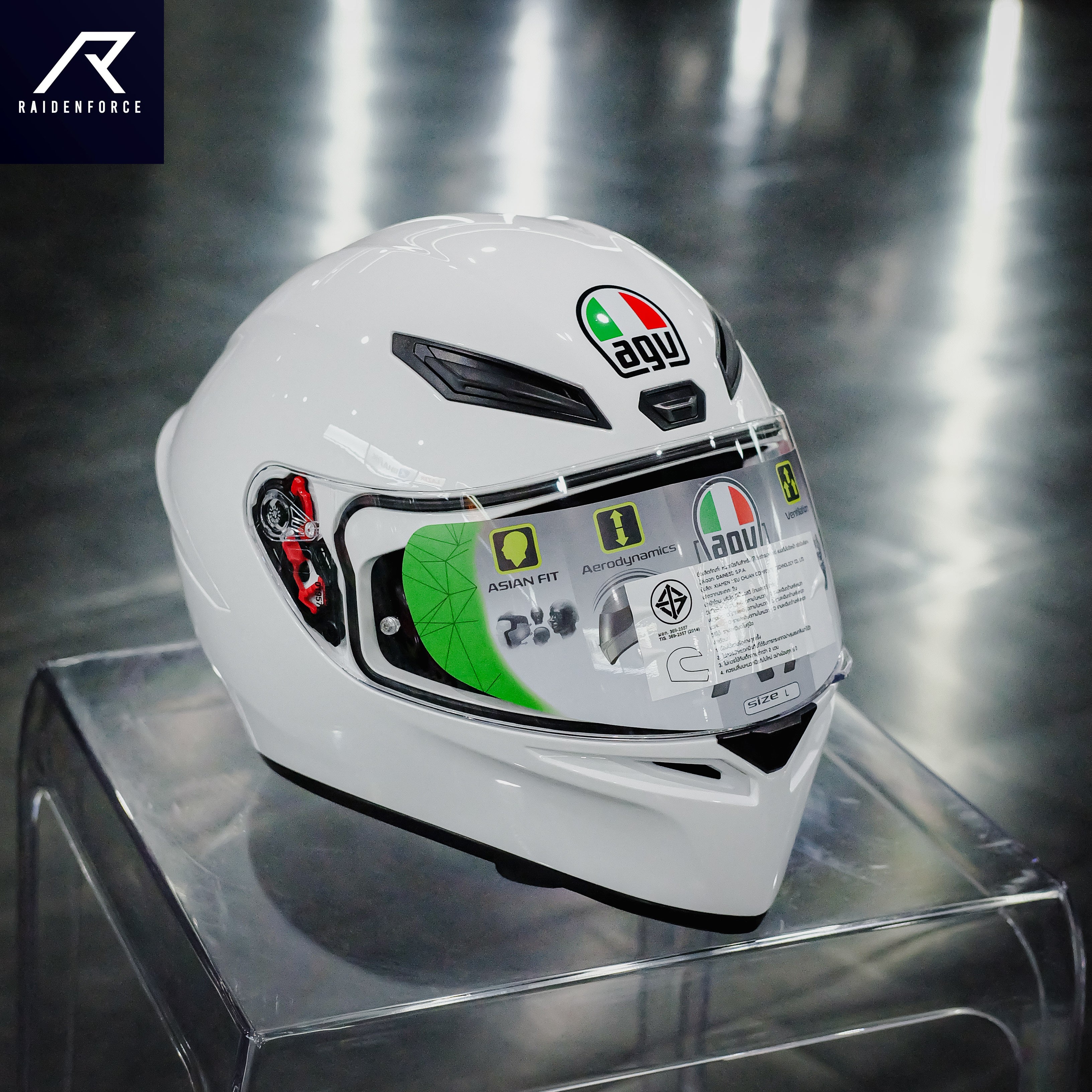 AGV Helmet Model K1, White – RAIDENFORCE ONLINE&E-COM