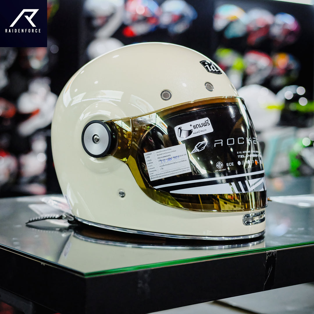 cream colored motorcycle helmet ID HELMET Rocket helmet, cream color – RAIDENFORCE ONLINE&E-COM