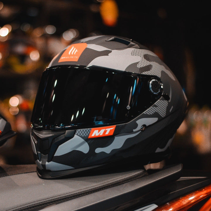 หมวกกันน็อค MT BRAKER SV CROSSOVER Matt GREY สีเทาด้าน