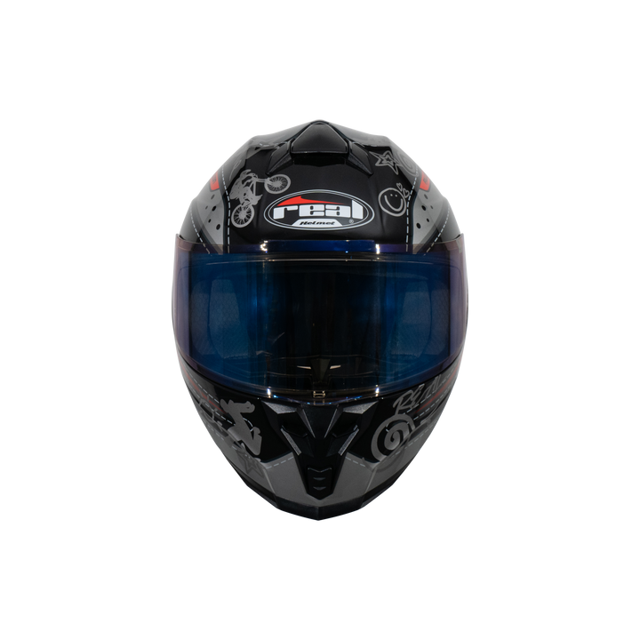 หมวกกันน็อค REAL Helmet Falcon  Extreme ดำแดง