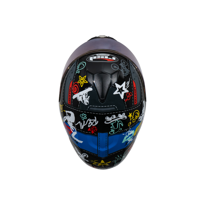 REAL Helmet Falcon Buriram - Black, Blue, Red