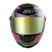 หมวกกันน็อค ID HELMET SPARTAN BT Fast8  S2 สีดำ