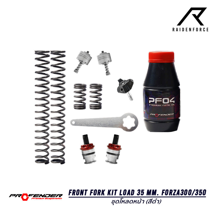 Front shock upgrade kit Profender Front Fork Kit Forza300/350 STD/LOAD