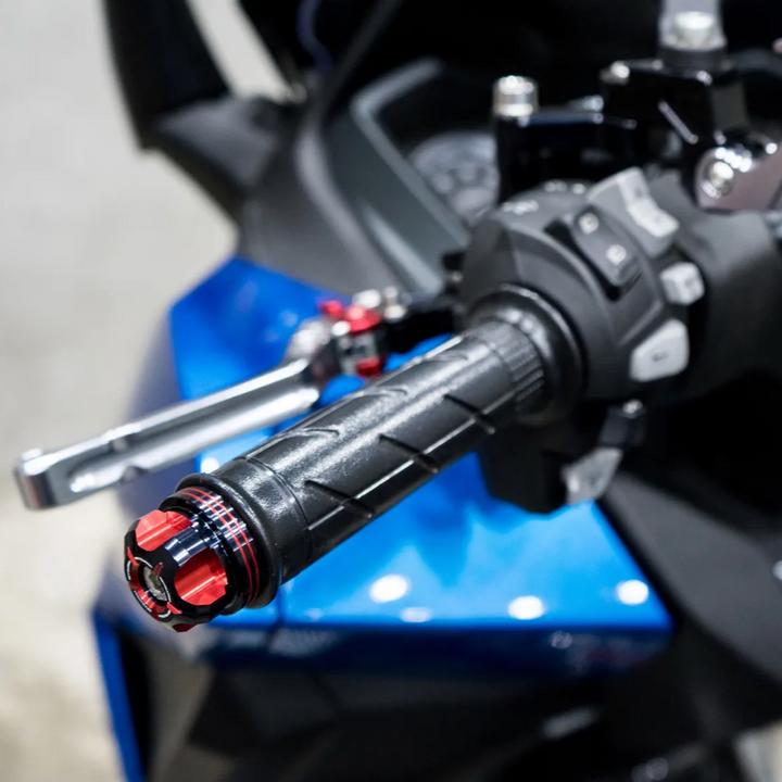 GTR two-tone handlebar end nut FORZA/XMAX size 31x20MM