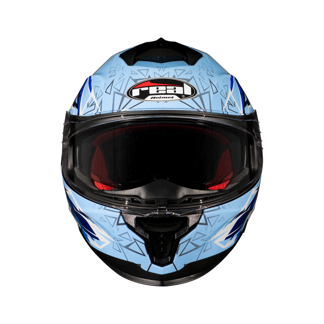 หมวกกันน็อค Real Helmet Hurricane-Impact 2   ฟ้า